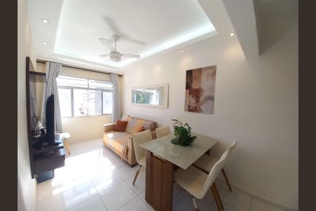 Sala de apartamento para alugar com 1 quarto, 47m² em Itararé, São Vicente