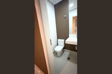 Banheiro de apartamento para alugar com 1 quarto, 106m² em Aparecida, Santos