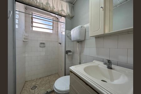Banheiro de apartamento à venda com 1 quarto, 36m² em Canudos, Novo Hamburgo