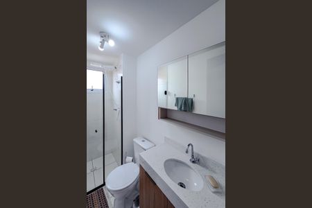 Studio para alugar com 25m², 1 quarto e sem vaga Studio para alugar com 25m², 1 quarto e sem vagaBanheiro