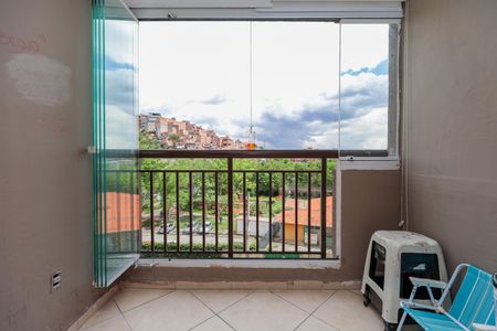 Varanda da Sala de apartamento para alugar com 2 quartos, 48m² em Vila Andrade, São Paulo