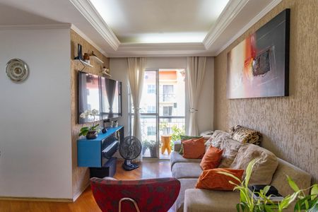 Sala  de apartamento à venda com 2 quartos, 47m² em Jardim Arco-iris, Diadema