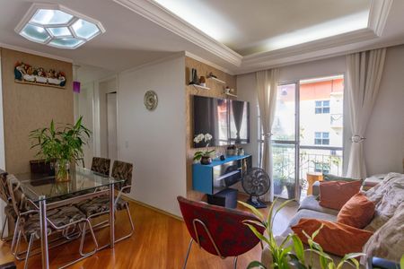 Sala  de apartamento à venda com 2 quartos, 47m² em Jardim Arco-iris, Diadema