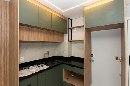 Cozinha de kitnet/studio para alugar com 1 quarto, 54m² em Vila Gomes Cardim, São Paulo