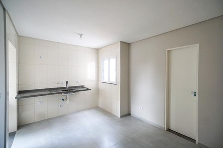 Sala e cozinha de apartamento à venda com 1 quarto, 31m² em Tatuapé, São Paulo