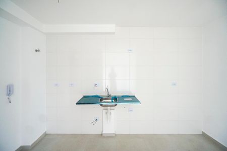 Cozinha de apartamento à venda com 1 quarto, 30m² em Vila Carrão, São Paulo