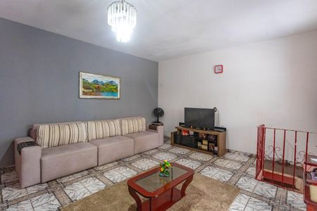 Casa 1 - Sala  de casa à venda com 6 quartos, 242m² em Casa Grande, Diadema