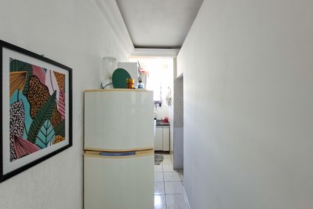 Cozinha  de kitnet/studio para alugar com 1 quarto, 25m² em Vila Caiçara, Praia Grande