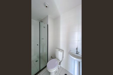 Banheiro da Suíte de apartamento para alugar com 1 quarto, 25m² em Brás, São Paulo