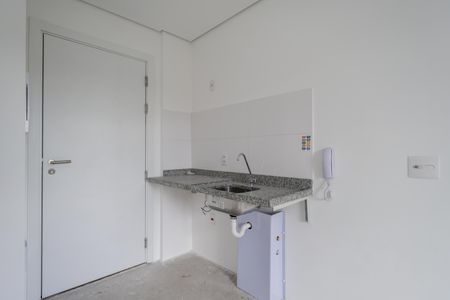 Cozinha  de kitnet/studio à venda com 1 quarto, 27m² em Vila Progredior, São Paulo