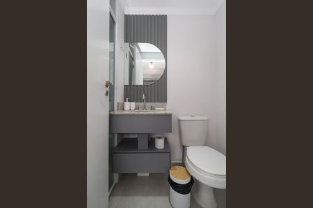 Banheiro de kitnet/studio para alugar com 1 quarto, 22m² em Jardim Paulista, São Paulo