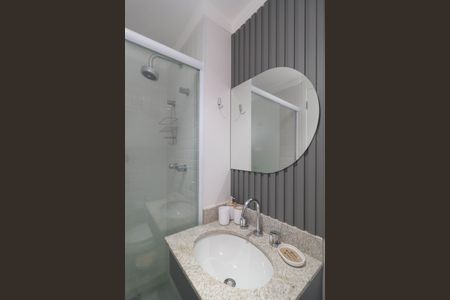 Banheiro de kitnet/studio para alugar com 1 quarto, 22m² em Jardim Paulista, São Paulo