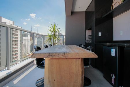 Studio para alugar com 22m², 1 quarto e sem vagaÁrea gourmet