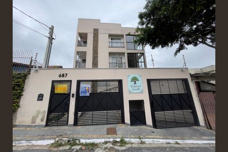 Apartamento para alugar com 43m², 2 quartos e 1 vagaFachada + Placa