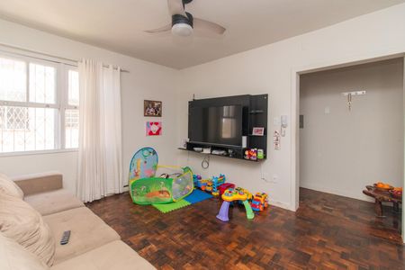 Sala de apartamento à venda com 3 quartos, 90m² em Cristal, Porto Alegre