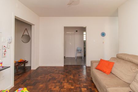 Sala de apartamento à venda com 3 quartos, 90m² em Cristal, Porto Alegre
