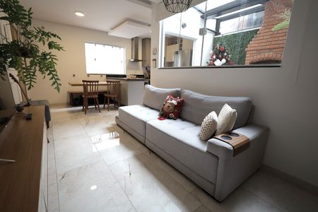 Sala de apartamento à venda com 1 quarto, 73m² em Vila Marina, Santo André