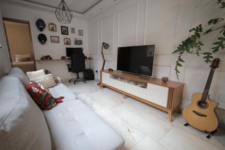 Sala de apartamento à venda com 1 quarto, 73m² em Vila Marina, Santo André