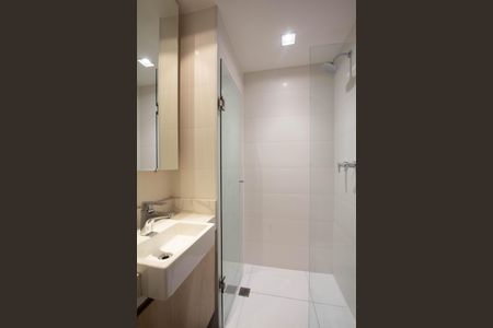 Apartamento para alugar com 44m², 1 quarto e sem vagaBanheiro da Suíte