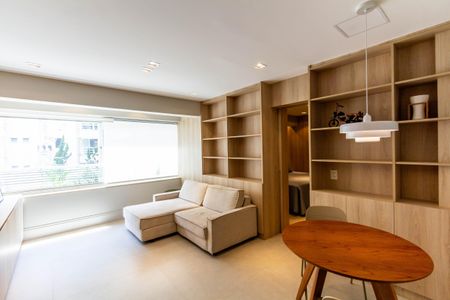 Sala/Cozinha de apartamento para alugar com 1 quarto, 44m² em Itaim Bibi, São Paulo