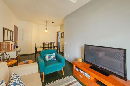 Sala de apartamento para alugar com 2 quartos, 86m² em Balneario Guarujá, Guarujá