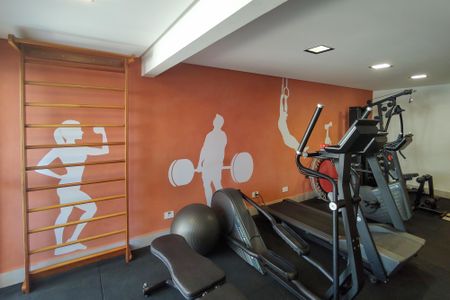 Apartamento para alugar com 62m², 1 quarto e 1 vaga Apartamento para alugar com 62m², 1 quarto e 1 vagaAcademia