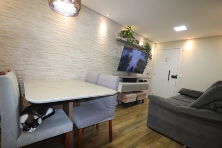 Sala de apartamento para alugar com 2 quartos, 52m² em Vila João Ramalho, Santo André