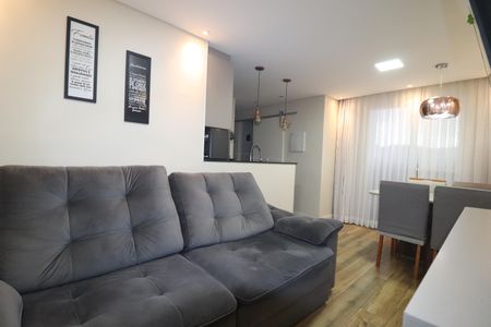 Sala de apartamento para alugar com 2 quartos, 52m² em Vila João Ramalho, Santo André