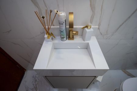 Casa de condomínio para alugar com 75m², 2 quartos e 1 vagaLavabo