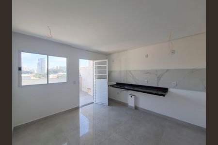 Sala/Cozinha de apartamento à venda com 2 quartos, 55m² em Vila Isolina Mazzei, São Paulo