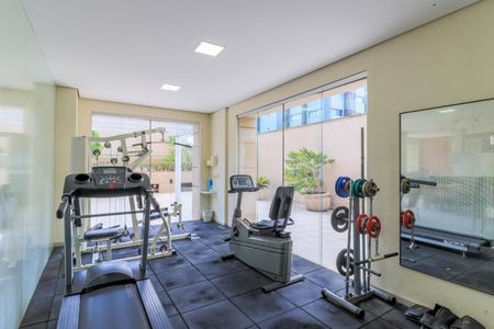 Apartamento para alugar com 55m², 1 quarto e 1 vaga Apartamento para alugar com 55m², 1 quarto e 1 vagaÁrea comum - Academia