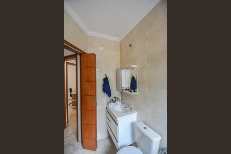 Banheiro da Suíte de casa para alugar com 2 quartos, 125m² em Jardim Petroni, São Bernardo do Campo