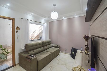 Sala de casa para alugar com 2 quartos, 125m² em Jardim Petroni, São Bernardo do Campo