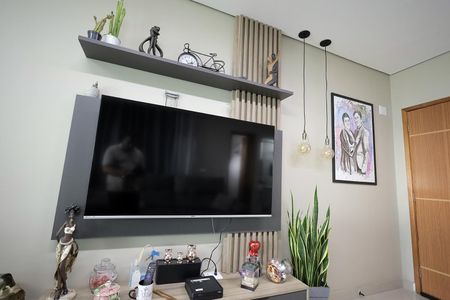 Sala de apartamento à venda com 3 quartos, 104m² em Vila Camilópolis, Santo André