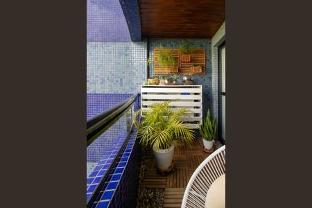 Varanda  de apartamento para alugar com 2 quartos, 87m² em Parque Bairro Morumbi, São Paulo