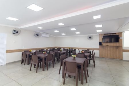 Apartamento para alugar com 44m², 2 quartos e 1 vagaÁrea comum - Salão de festas