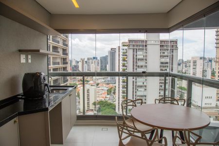 Varanda gourmet de apartamento à venda com 2 quartos, 67m² em Jardim das Acacias, São Paulo