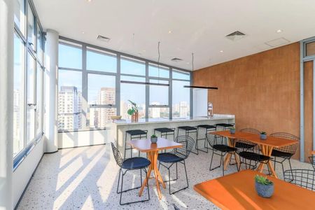 Studio para alugar com 25m², 1 quarto e sem vaga Studio para alugar com 25m², 1 quarto e sem vagaÁrea comum - Salão de Festas