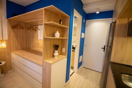 Studio para alugar com 25m², 1 quarto e sem vaga Studio para alugar com 25m², 1 quarto e sem vagaCozinha