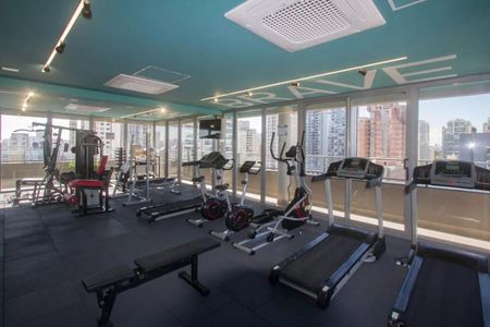 Studio para alugar com 25m², 1 quarto e sem vaga Studio para alugar com 25m², 1 quarto e sem vagaÁrea comum - Academia