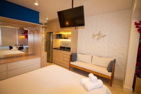 Studio para alugar com 25m², 1 quarto e sem vaga Studio para alugar com 25m², 1 quarto e sem vagaSala / Quarto - Studio