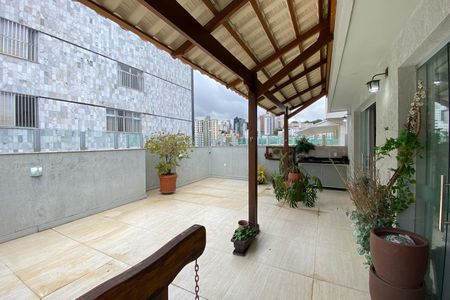 Varanda de apartamento à venda com 4 quartos, 200m² em Gutierrez, Belo Horizonte