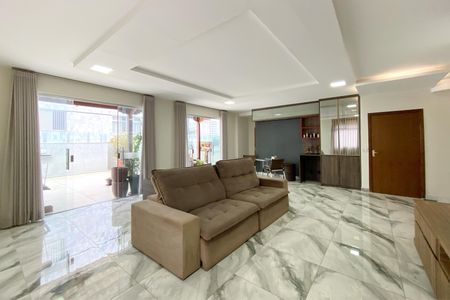 Sala de apartamento à venda com 4 quartos, 200m² em Gutierrez, Belo Horizonte