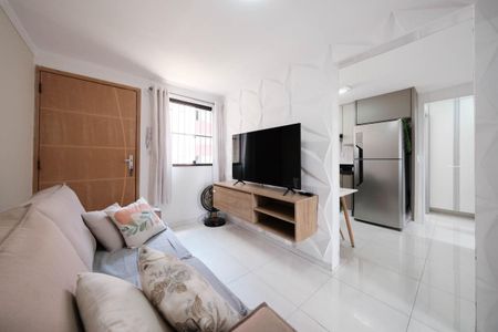 Sala de apartamento à venda com 2 quartos, 48m² em Conjunto Habitacional Padre Jose de Anchieta, São Paulo