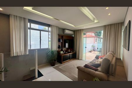Sala 2  de apartamento à venda com 3 quartos, 140m² em Dona Clara, Belo Horizonte