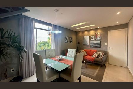 Sala de apartamento à venda com 3 quartos, 140m² em Dona Clara, Belo Horizonte