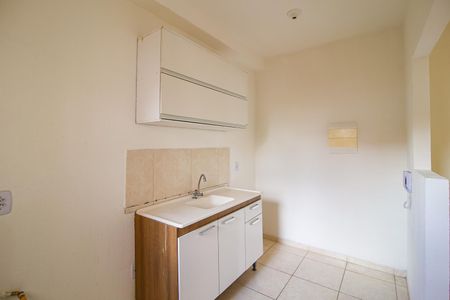 Cozinha e Área de Serviço de apartamento para alugar com 2 quartos, 50m² em Colina de Indaiatuba, Indaiatuba