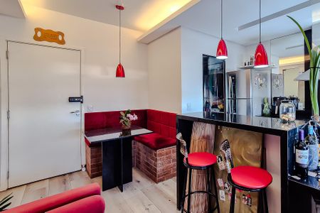 Sala de apartamento à venda com 1 quarto, 34m² em Barra Funda, São Paulo