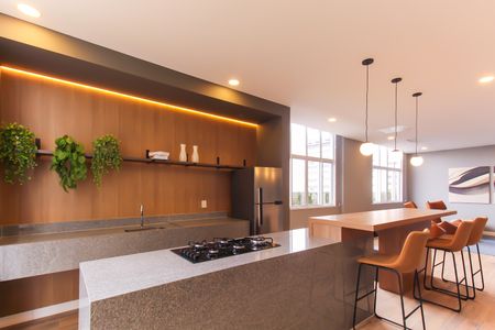 Apartamento para alugar com 30m², 1 quarto e sem vagaÁrea comum - Salão de festas