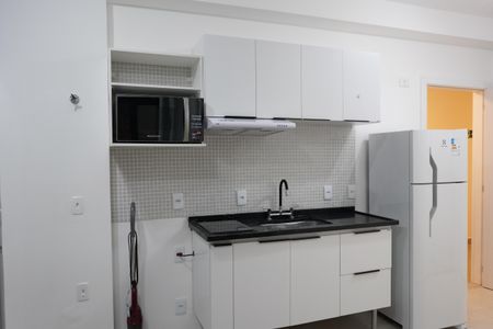 Cozinha de kitnet/studio para alugar com 1 quarto, 27m² em Mooca, São Paulo